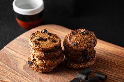 Billede af lakridscookies