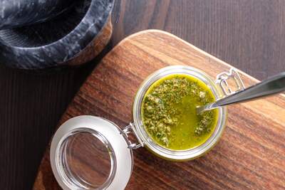 Zhoug - spicy korianderpesto