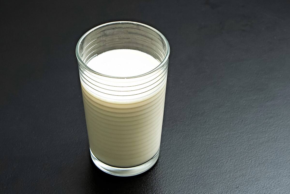Billede af hvid smoothie