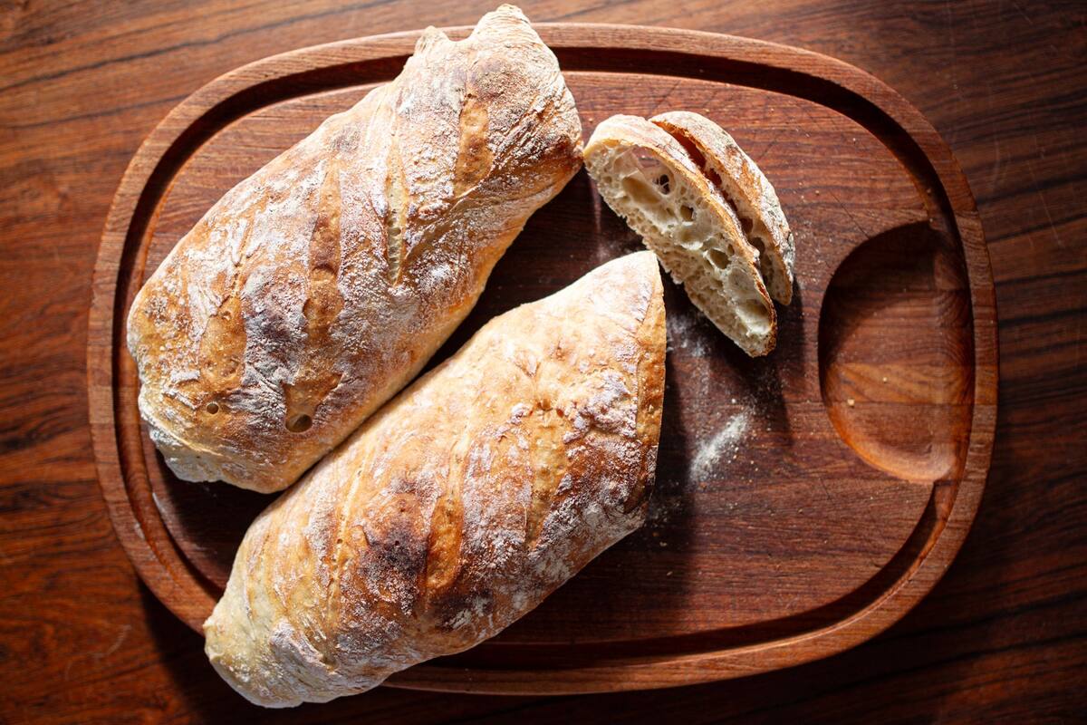 Billede af to baguettes
