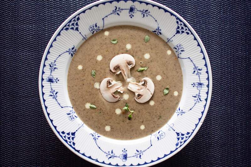 Billede af champignonsuppe