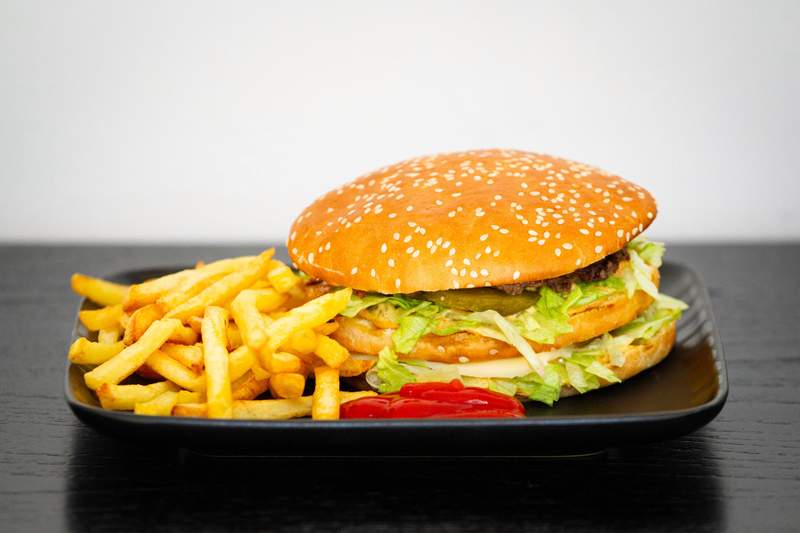 Billede af hjemmelavet Big Mac