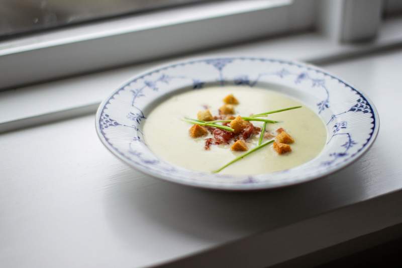 Billede af kartoffelsuppe