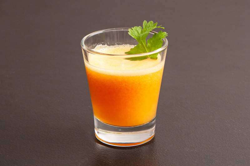 Billede af gul morgenjuice
