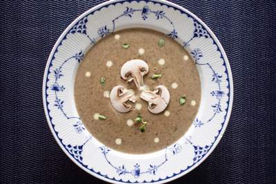 Billede af champignonsuppe